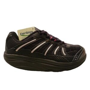 Exersteps sz 7 Brisa Rockers Toners Walkers Exercise Sneakers Reflective